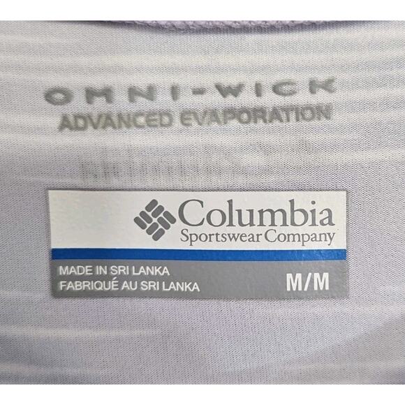 Columbia Omni Wick Purple Scoop Neck Active Athletic Tank Top Size Medium - Picture 7 of 8